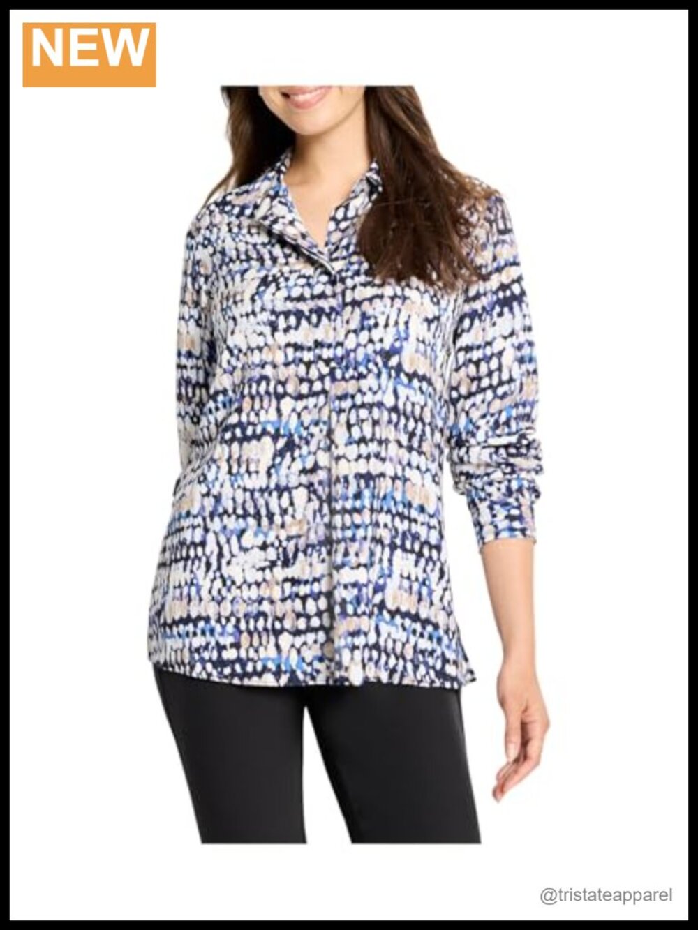 NIC+ZOE Petite Harvest Dot Top Blouse